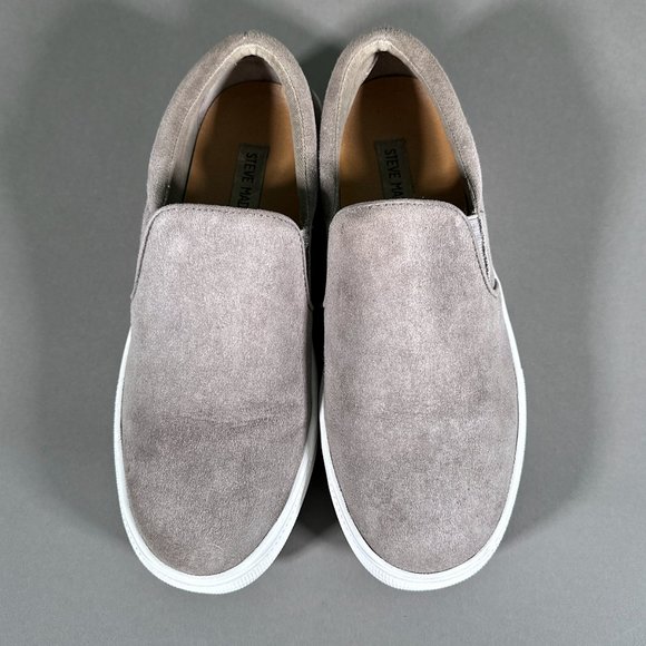 Steve Madden Gray Slip-On Sneakers - Picture 2 of 14